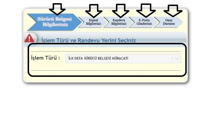 trafik tescil randevu