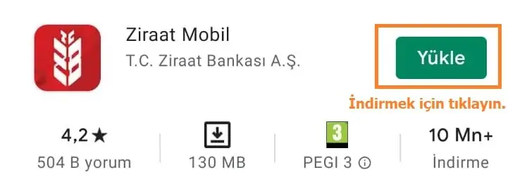 ziraat bankasi android uyguluma