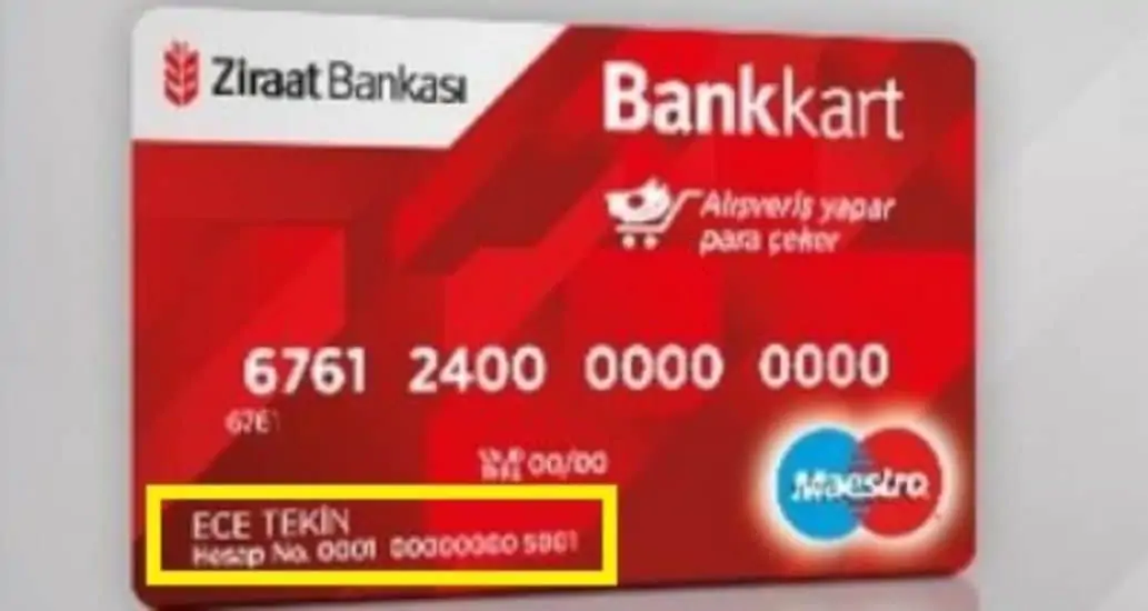 ziraat bankasi hesap karti onyuzu