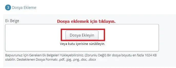 edevlet calisma izni dosya ekleme