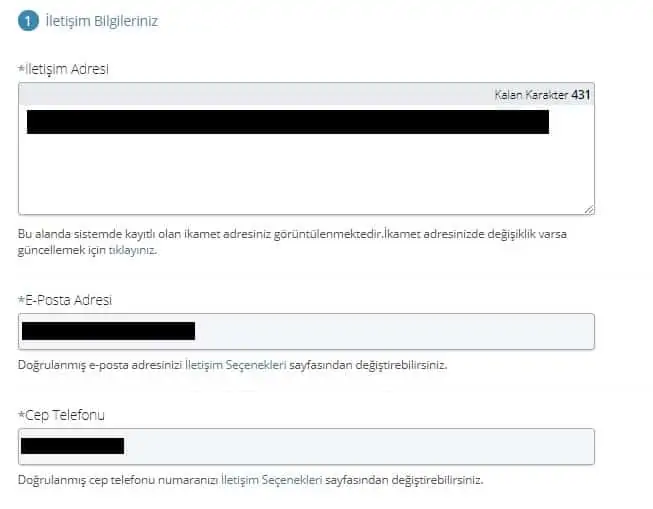 edevlet calisma izni iletisim adresi