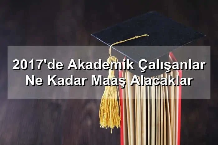 2017’de Akademik Çalışanlar Ne Kadar Maaş Alacaklar