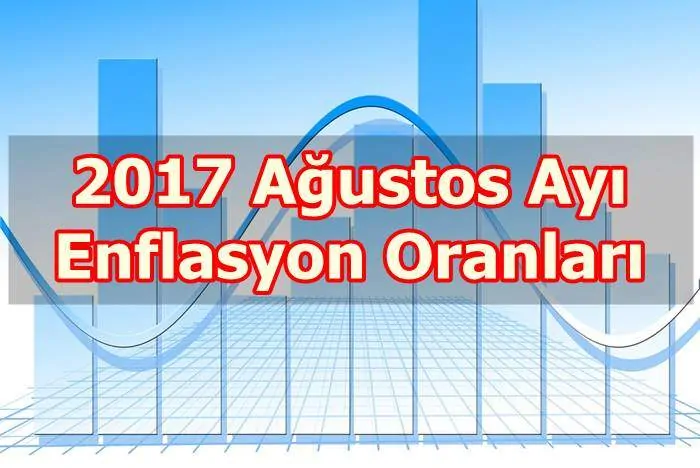 2017 Ağustos Ayı Enflasyon Oranları