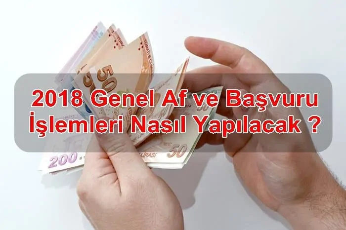 2018 Genel Af ve Başvuru İşlemleri Nasıl Yapılacak ?