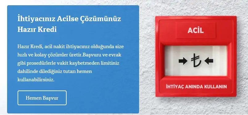 finans aninda kredi