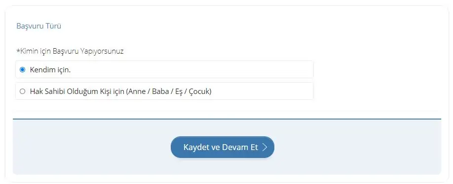dogum borclanma basvuru ekrani ilk adim