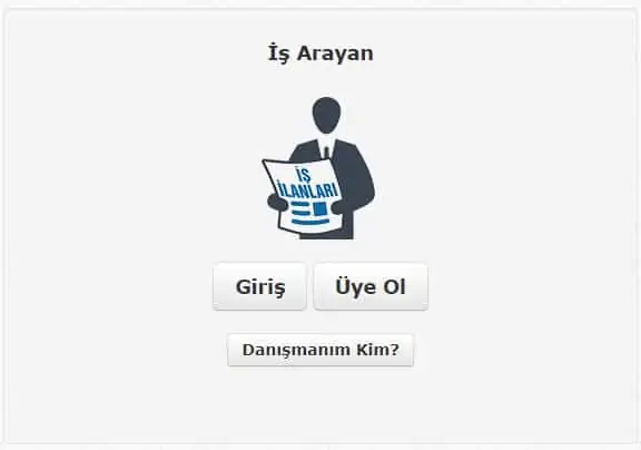 iskur issizlik maasi giris ekrani