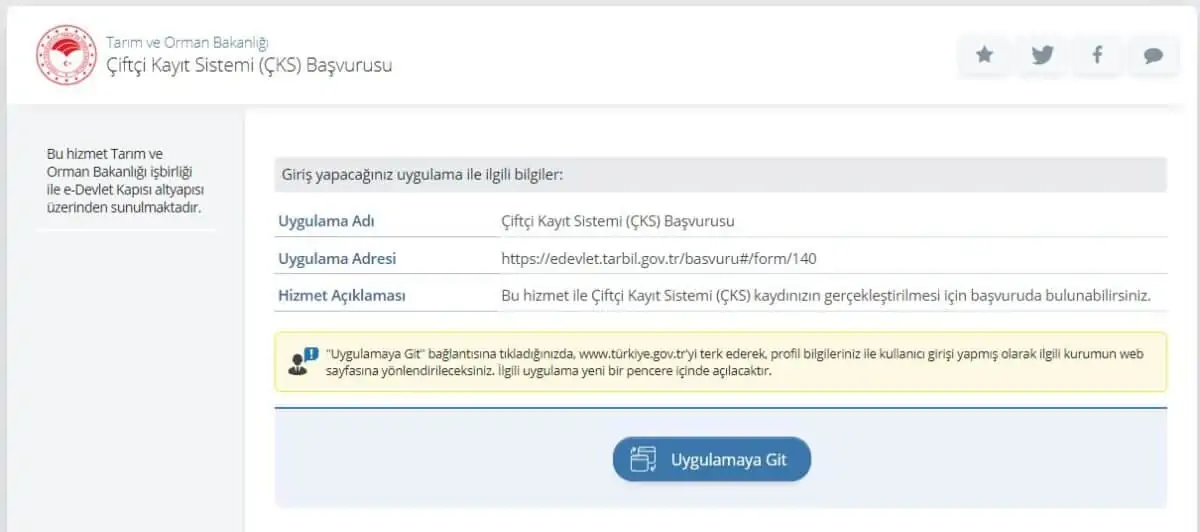 cks edevlet basvurusu