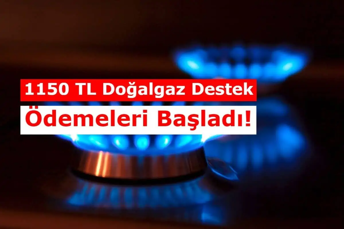 Doğalgaz Desteği Başladı! Ödemeler Hesaba Ne Zaman Yatacak?