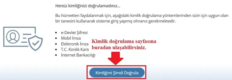 e-devlet kimlik doğrulama