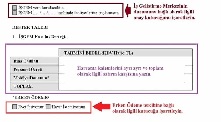 kosgeb isgem ekranı