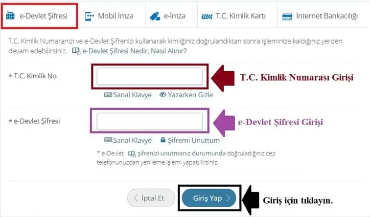 sgk borç sorgulama giriş edevlet