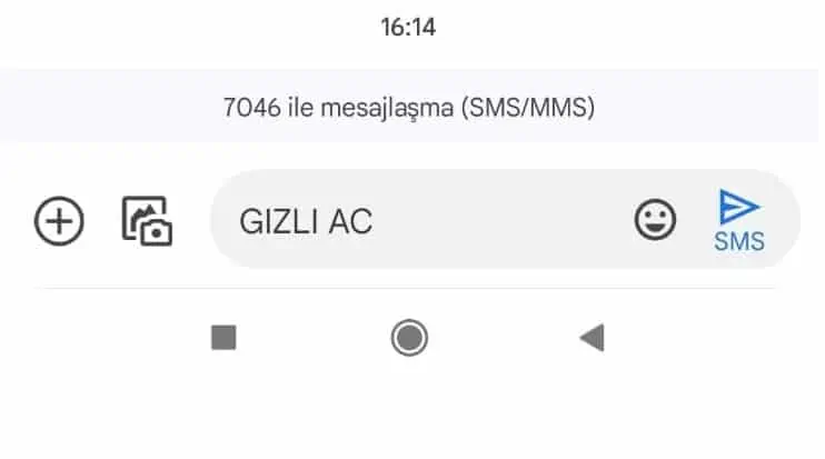 vodafone gizli aç