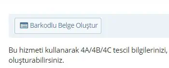 barkodlu belge