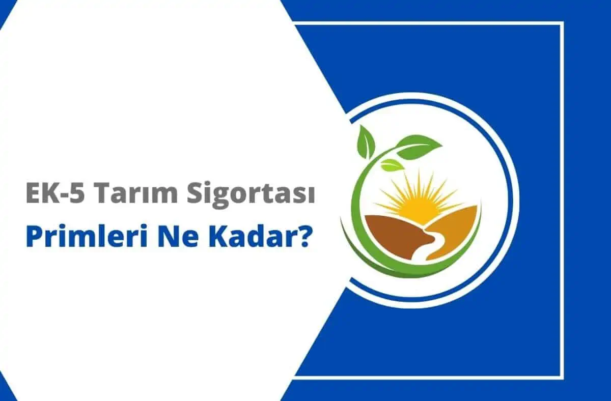 2024 EK-5 Tarım Sigortası Primleri Ne Kadar?