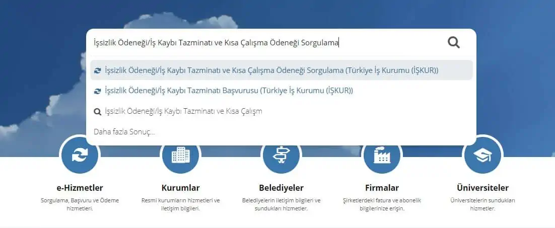 edevlet işsizlik maaşı sorgulama ekranı