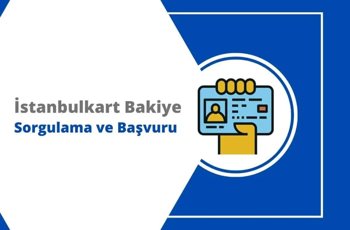 İstanbulkart Bakiye Sorgulama ve Başvuru Ekranı
