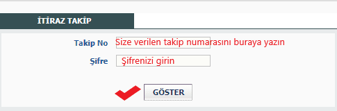 ukd itiraz takibi