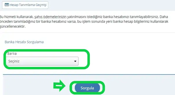 istirahat raporu banka seçimi