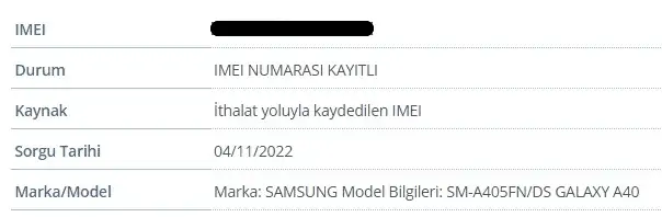 imei sorgulama edevlet3