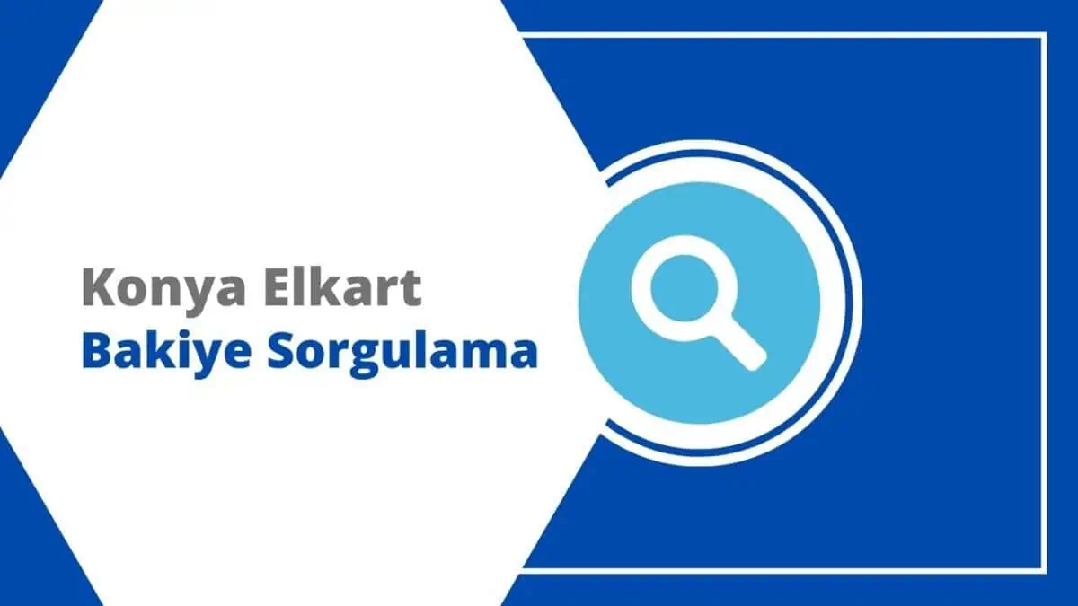 Konya Elkart Bakiye Sorgulama ve TL Yükleme