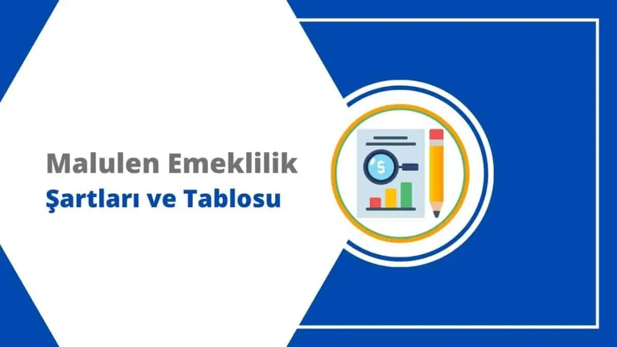 Malulen Emeklilik Şartları ve Tablosu 2024
