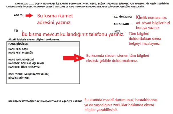 yesilkart basvuru formu1