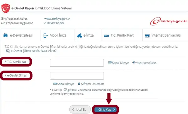 edevlet banka hesabi tanimlama2