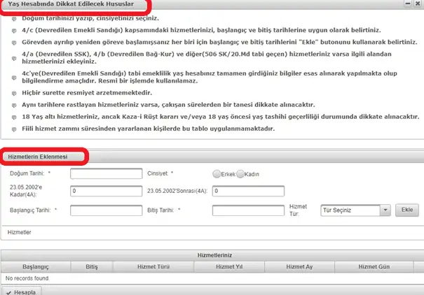 emekli maasi hesaplama ekrani4