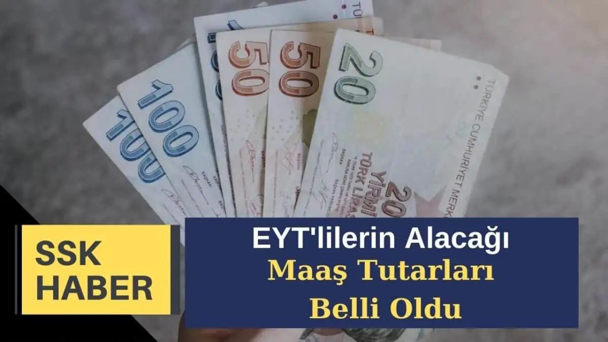 EYT’lilerin Alacağı Ortalama Maaş Tutarları Belli Oldu
