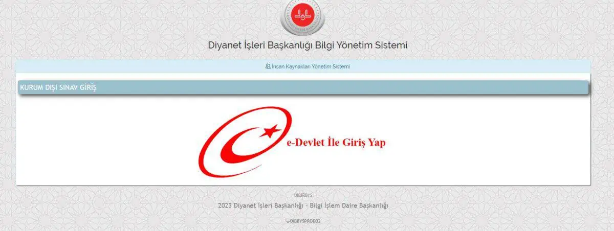 diyanet basvuru