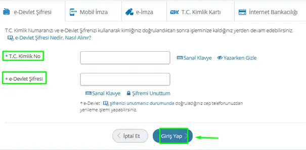 trafik cezasi yapilandirma edevlet ekrani1