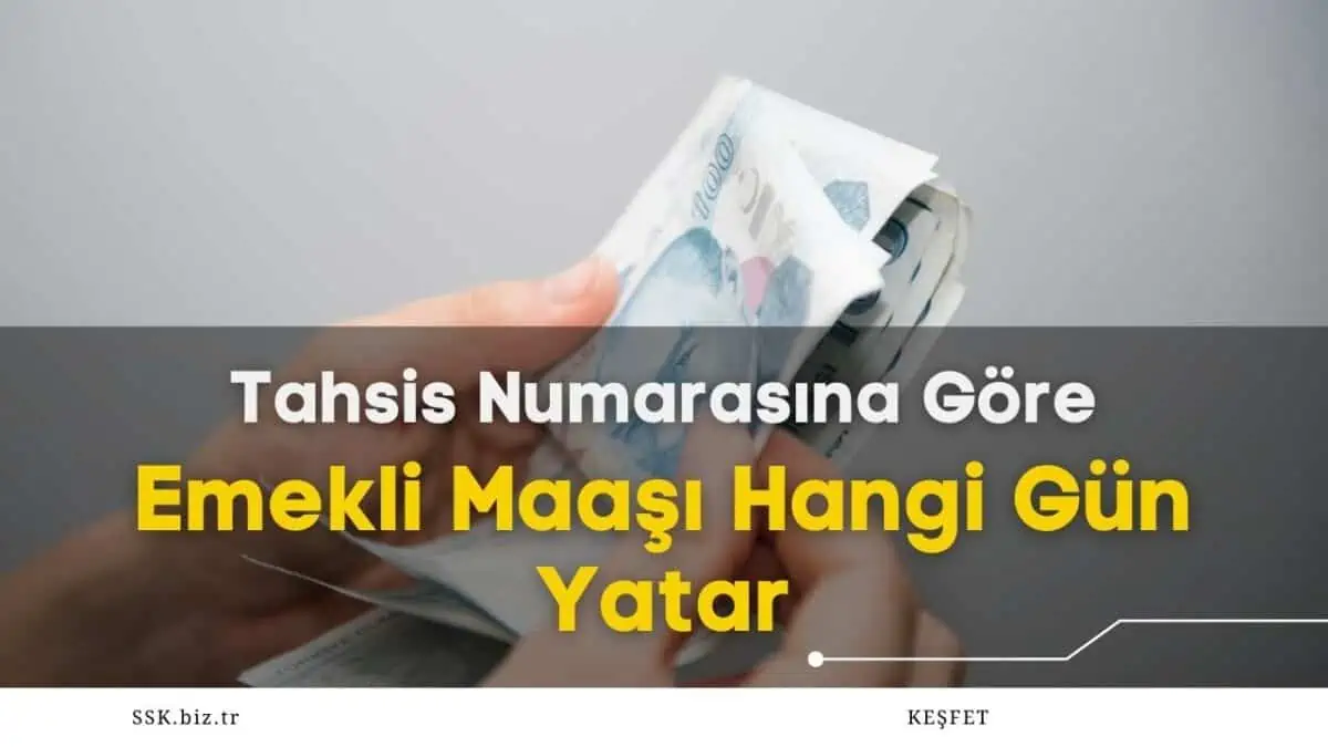 2023 Tahsis Numarasına Göre Emekli Maaşı Hangi Gün Yatar