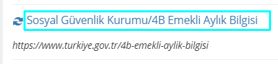 4b emekli maasi