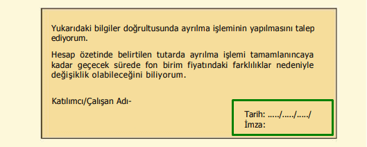 ziraat bes ayrilma form3