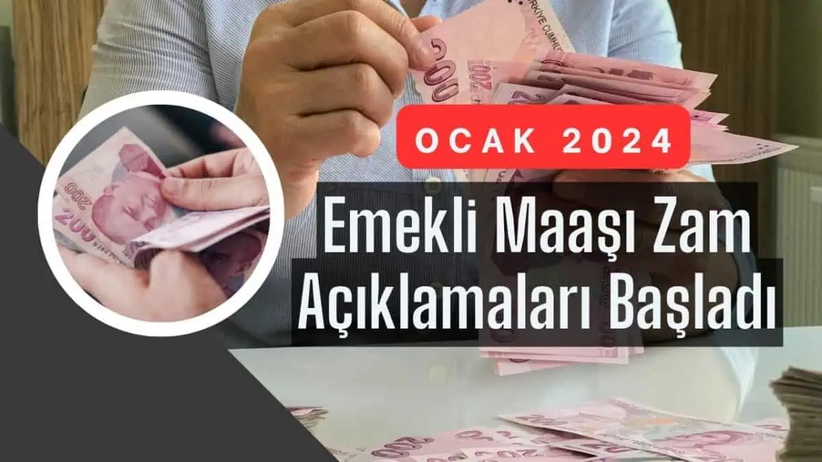 2024 Ocak Emekli Zam Oranları Konuşulmaya Başlandı, Ne Kadar Olacak?
