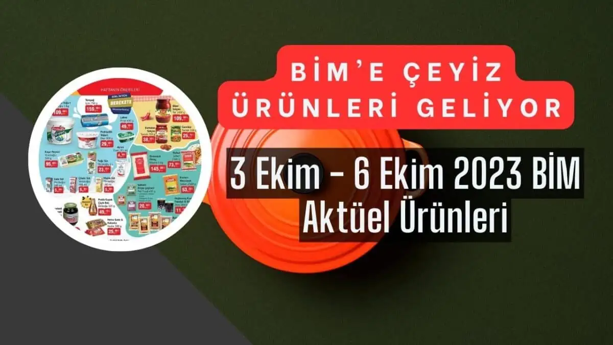 BİM 6 Ekim Haftası Ürünleri! Çeyiz Ürünleri Çok Ucuza Geliyor