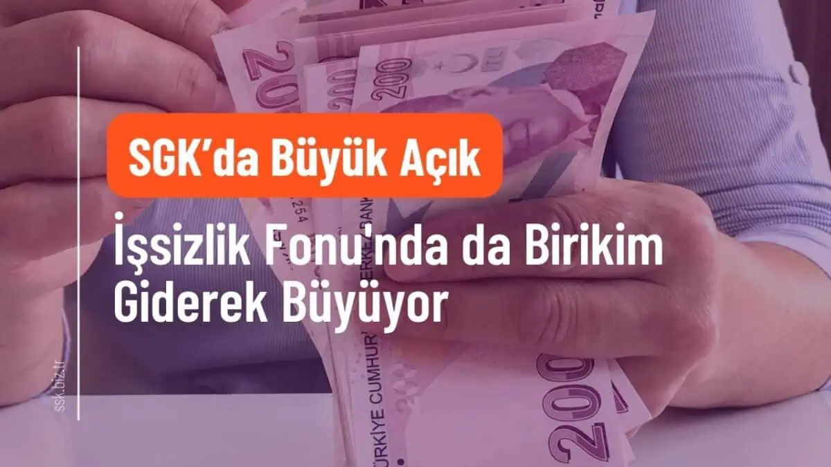 Sosyal Güvenlik Kurumu’nda Büyük Açık, İşsizlik Fonu’nda da Birikim Giderek Büyüyor